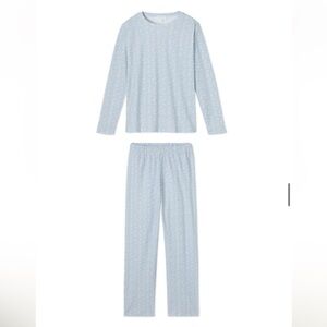 Lake x Julia Berolzheimer Pima weekend long-long set pajamas, xs